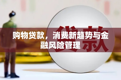 犍为购物贷款，消费新趋势与金融风险管理