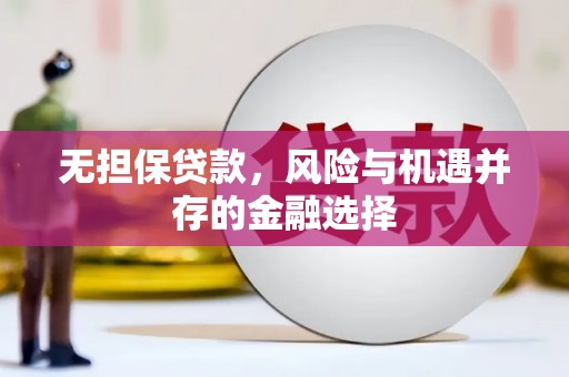 犍为无担保贷款，风险与机遇并存的金融选择