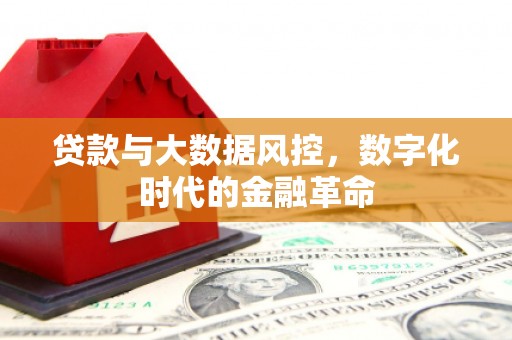 犍为贷款与大数据风控，数字化时代的金融革命