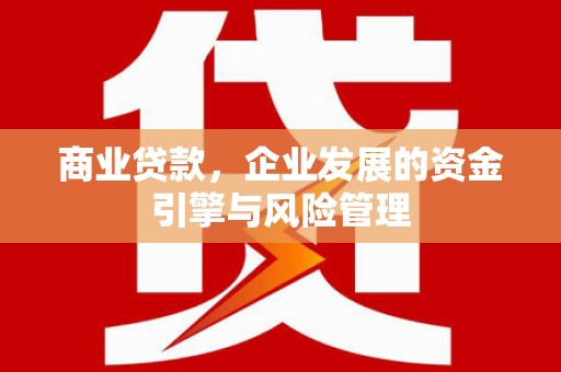 犍为商业贷款，企业发展的资金引擎与风险管理