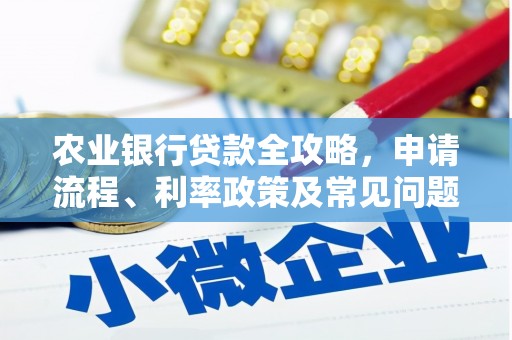 犍为农业银行贷款全攻略，申请流程、利率政策及常见问题解析