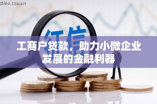 犍为工商户贷款，助力小微企业发展的金融利器