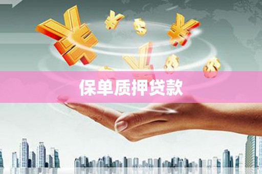 犍为保单质押贷款