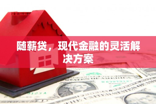 犍为随薪贷，现代金融的灵活解决方案
