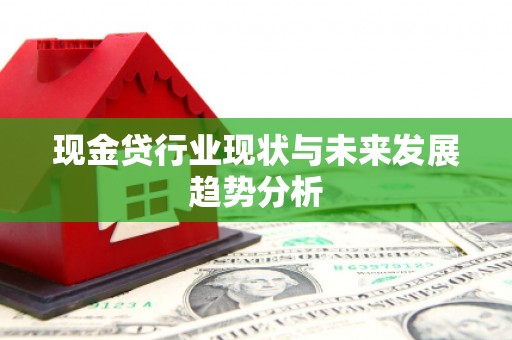 犍为现金贷行业现状与未来发展趋势分析