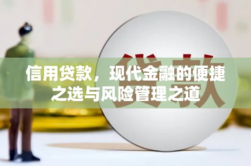 犍为信用贷款，现代金融的便捷之选与风险管理之道