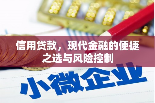 犍为信用贷款，现代金融的便捷之选与风险控制