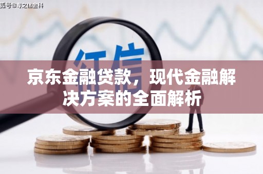 犍为京东金融贷款，现代金融解决方案的全面解析