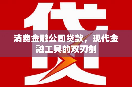 犍为消费金融公司贷款，现代金融工具的双刃剑