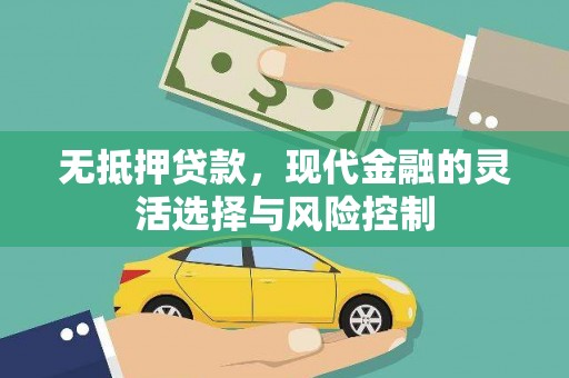 犍为无抵押贷款，现代金融的灵活选择与风险控制