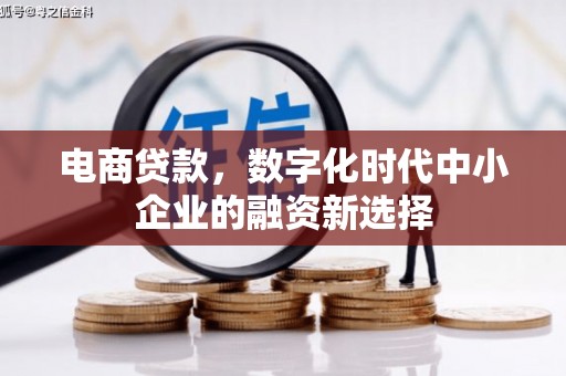 犍为电商贷款，数字化时代中小企业的融资新选择