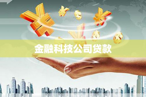犍为金融科技公司贷款