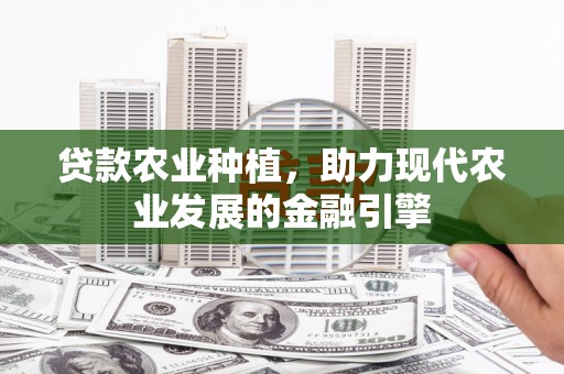 犍为贷款农业种植，助力现代农业发展的金融引擎