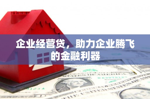 犍为企业经营贷，助力企业腾飞的金融利器