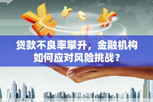 犍为贷款不良率攀升，金融机构如何应对风险挑战？