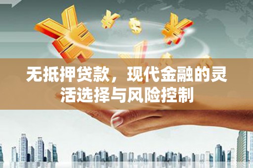犍为无抵押贷款，现代金融的灵活选择与风险控制