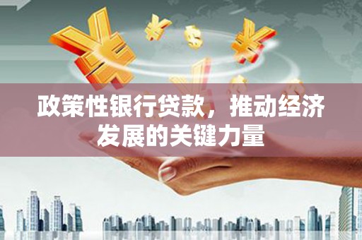 犍为政策性银行贷款，推动经济发展的关键力量