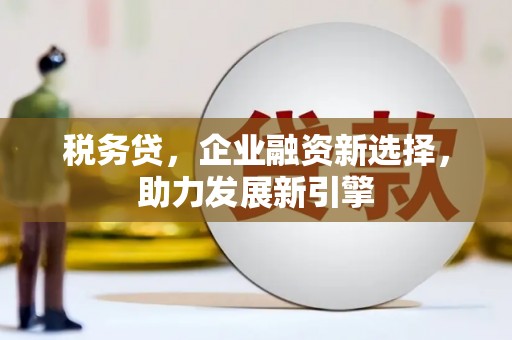 犍为税务贷，企业融资新选择，助力发展新引擎
