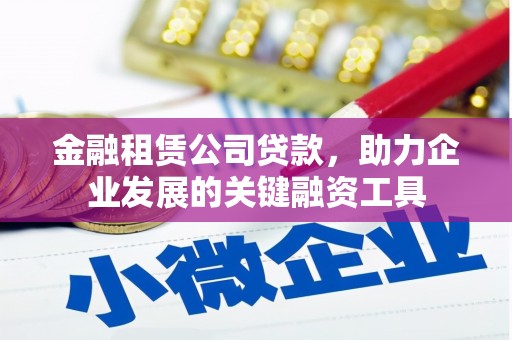犍为金融租赁公司贷款，助力企业发展的关键融资工具