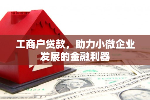 犍为工商户贷款，助力小微企业发展的金融利器