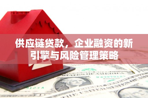 犍为供应链贷款，企业融资的新引擎与风险管理策略