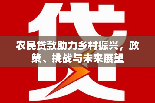 犍为农民贷款助力乡村振兴，政策、挑战与未来展望