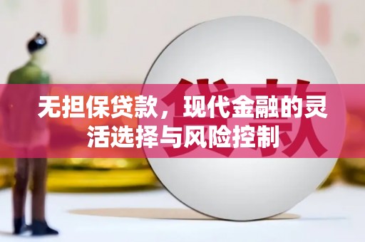 犍为无担保贷款，现代金融的灵活选择与风险控制