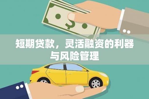 犍为短期贷款，灵活融资的利器与风险管理