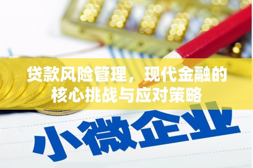 犍为贷款风险管理，现代金融的核心挑战与应对策略