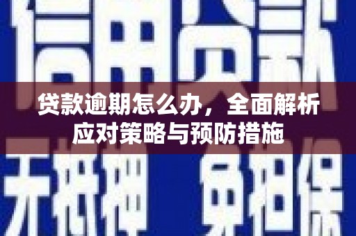 犍为贷款逾期怎么办，全面解析应对策略与预防措施