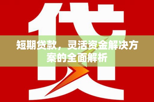 犍为短期贷款，灵活资金解决方案的全面解析