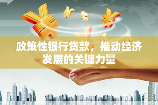 犍为政策性银行贷款，推动经济发展的关键力量