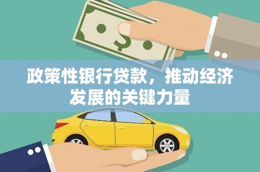 犍为政策性银行贷款，推动经济发展的关键力量